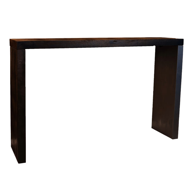 Bijzettafel 120cm mangohout Randy zwart