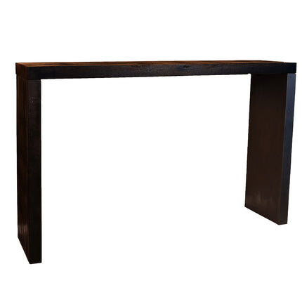 Bijzettafel 120cm mangohout Randy zwart