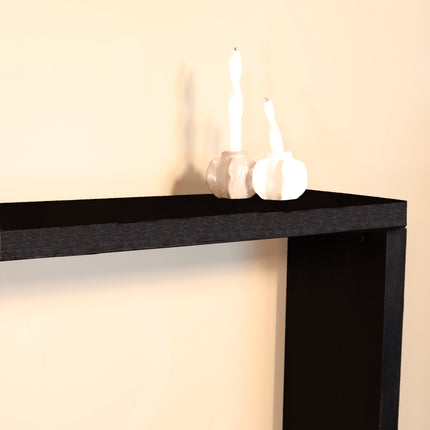Bijzettafel 150cm mangohout Randy zwart