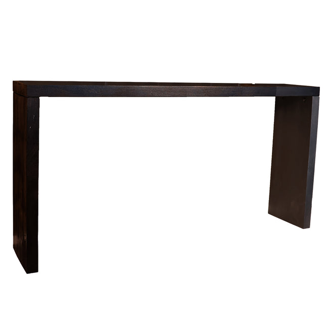 Bijzettafel 150cm mangohout Randy zwart