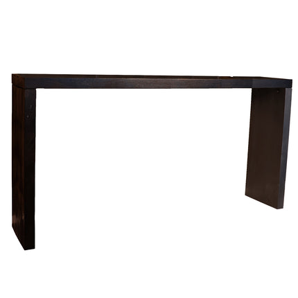 Bijzettafel 150cm mangohout Randy zwart