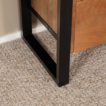 Boekenkast Blizy 200cm bruin mangohout