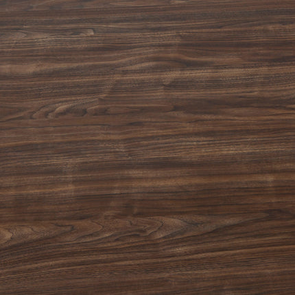 Eettafel Japandi ovaal 200cm bruin melamine Nancy