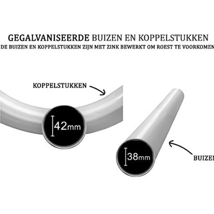 Partytent wit premium 3x4m