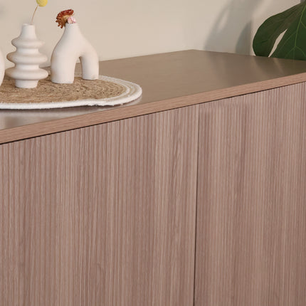 Dressoir melamine lichtbruin 160cm Oscar
