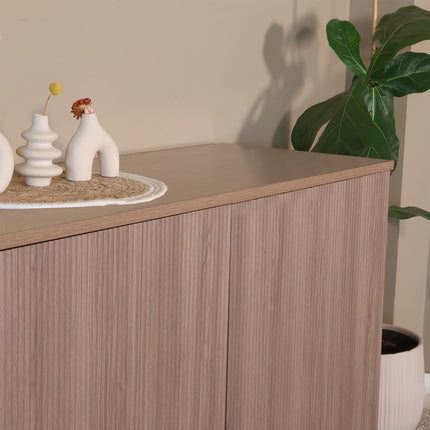 Dressoir melamine lichtbruin 160cm Oscar