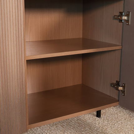 Dressoir melamine lichtbruin 160cm Oscar
