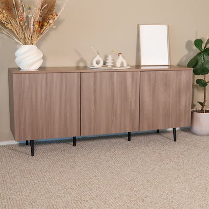 Dressoir melamine lichtbruin 160cm Oscar