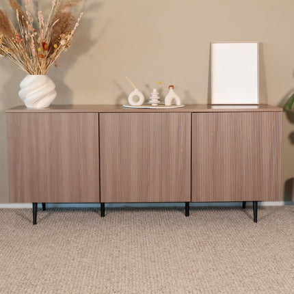Dressoir melamine lichtbruin 160cm Oscar