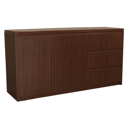 Dressoir melamine walnoot 160cm Cassie
