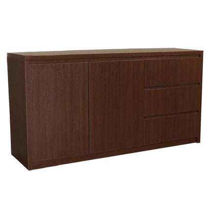 Dressoir melamine walnoot 160cm Cassie