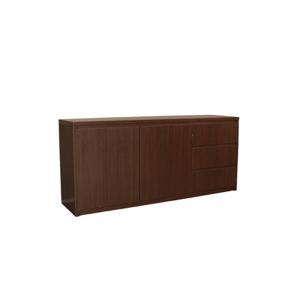 Dressoir melamine walnoot 180cm Cassie