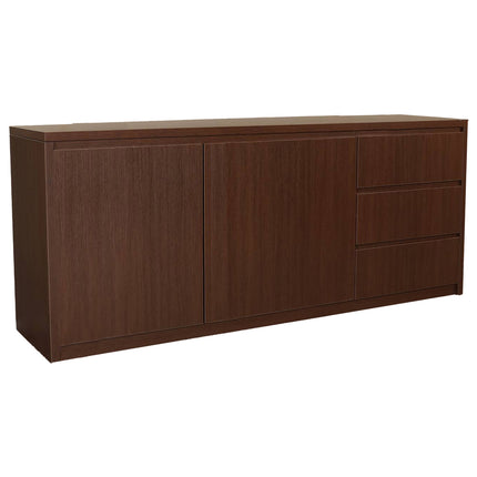 Dressoir melamine walnoot 200cm Cassie