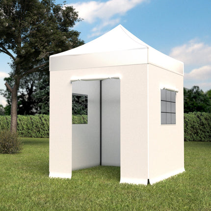 Easy up 2x2m wit met zijwanden