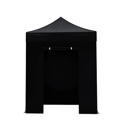 Easy up 2x2m zwart met zijwanden