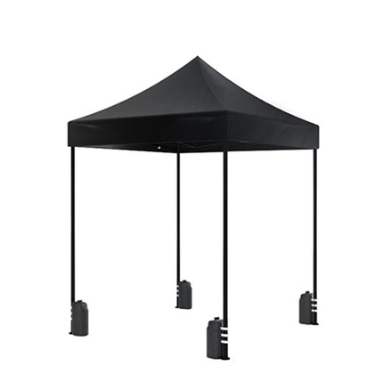 Easy up 2x2m zwart met zijwanden