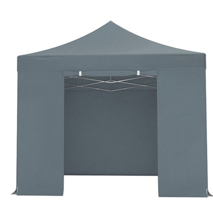 Easy up 3x3m grijs 40mm met zijwanden