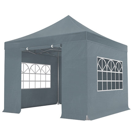 Easy up 3x3m grijs 30mm met zijwanden