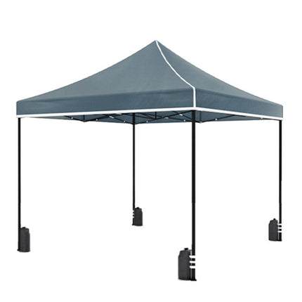 Easy up 3x3m grijs met zijwanden