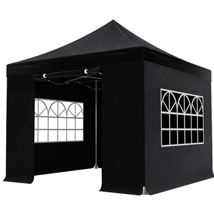 Easy up 3x3m zwart 40mm met zijwanden