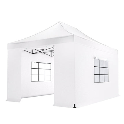 Easy up 3x4,5m wit met zijwanden