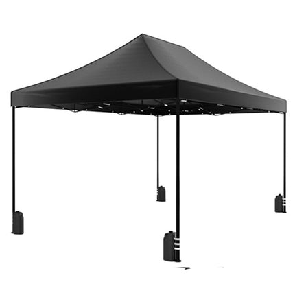 Easy up 3x4,5m zwart zonder zijwanden