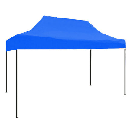 Easy up 3x4,5m blauw met zijwanden