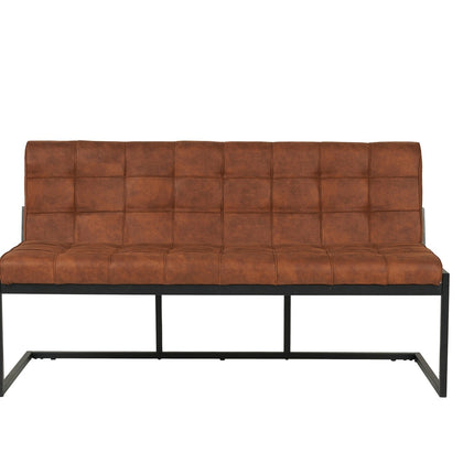 Eetkamerbank 160cm Vito cognac microvezel