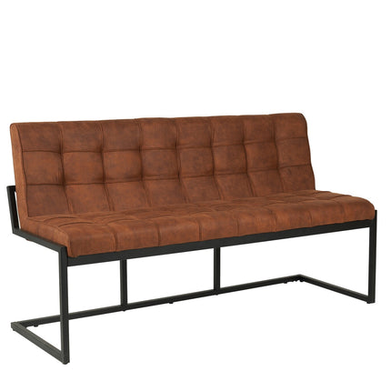 Eetkamerbank 160cm Vito cognac microvezel