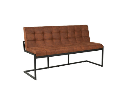 Eetkamerbank 160cm Vito cognac microvezel