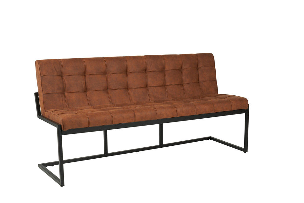 Eetkamerbank 180cm Vito cognac microvezel