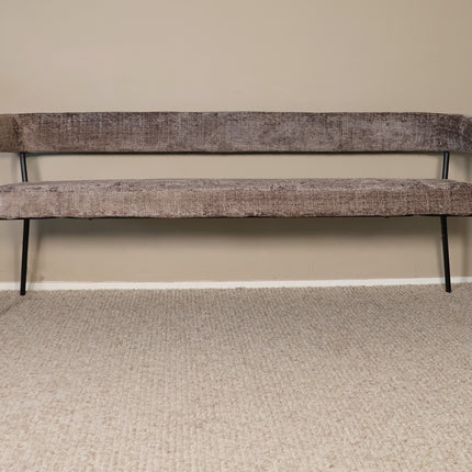 Eetkamerbank Meggie 180cm taupe chenille