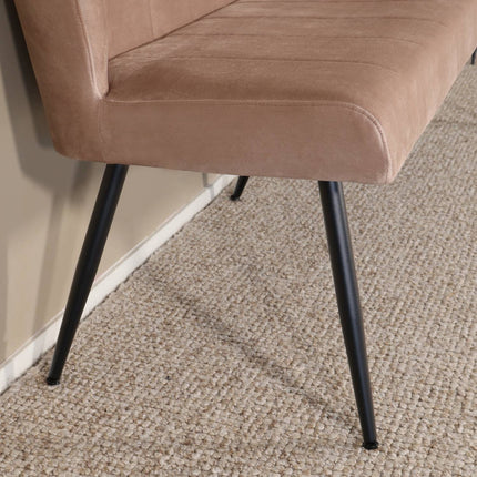 Eetkamerbank Sally 160cm champagne velvet