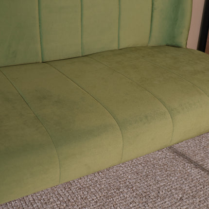 Eetkamerbank Sally 180cm groen velvet