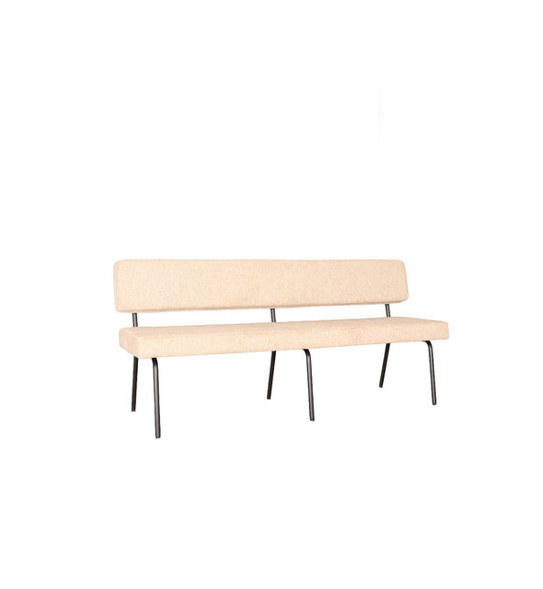 Eetkamerbank Wendy 180cm beige stof