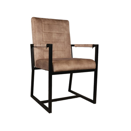 Eetkamerstoel beige velvet Forest