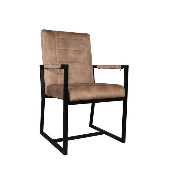 Eetkamerstoel beige velvet Forest
