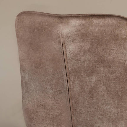 Eetkamerstoel cognac velvet de Vince