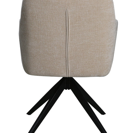 SET DEAL: 6 stuks Eetkamerstoel draaibaar Lieve beige