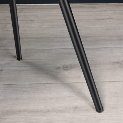 SET DEAL 4 stuks: Eetkamerstoel bruin microvezel Susta