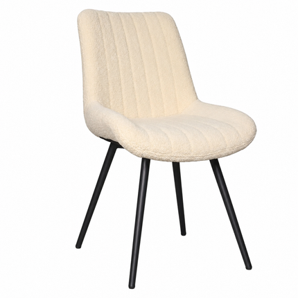 Eetkamerstoel beige teddy Susta