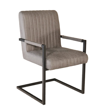 SET DEAL 4 stuks: Eetkamerstoel antraciet microvezel Timor