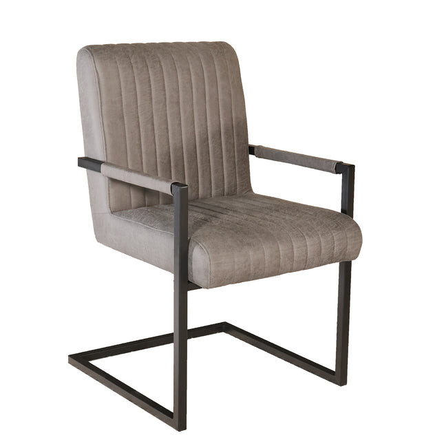 SET DEAL 4 stuks: Eetkamerstoel antraciet microvezel Timor