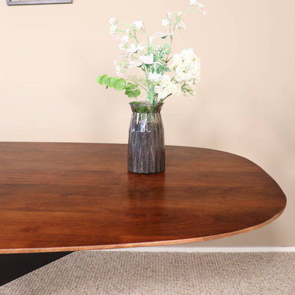 Eettafel Austin deens ovaal 240cm bruin mangohout