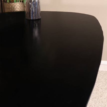 Eettafel Austin deens ovaal 200cm zwart mangohout