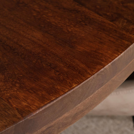Eettafel Jones rond 150cm bruin mangohout