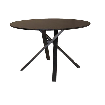 Eettafel Ronsi Antoinette rond 120cm zwart MDF
