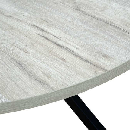 Eettafel rond melamine 150cm Sanne grijs ronde tafel