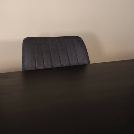 Eettafel Xavier rechthoekig 200cm zwart mangohout