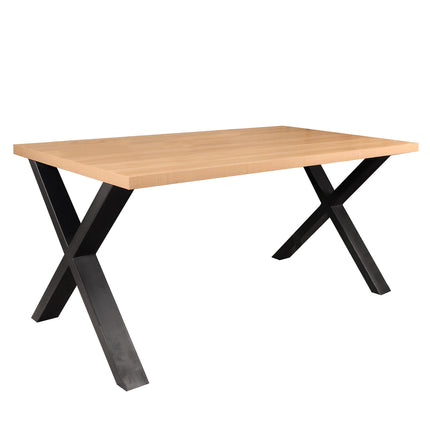 Eettafel Reef rechthoekig 160cm lichtbruin melamine